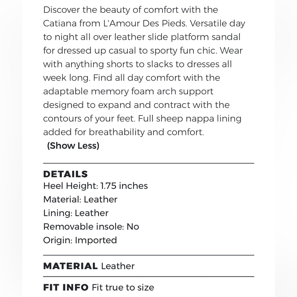 L’Amour Des Pieds Catiana Navy Suede Wedge Sandals - Picture 5 of 5